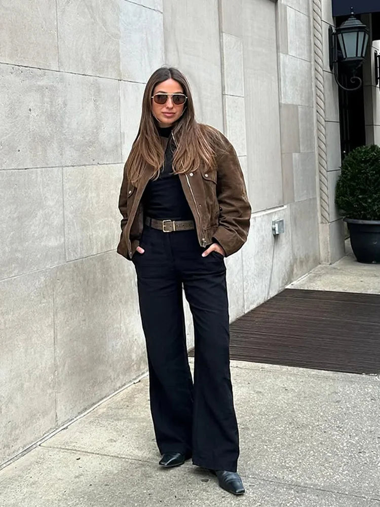 Brown Suede Jacket