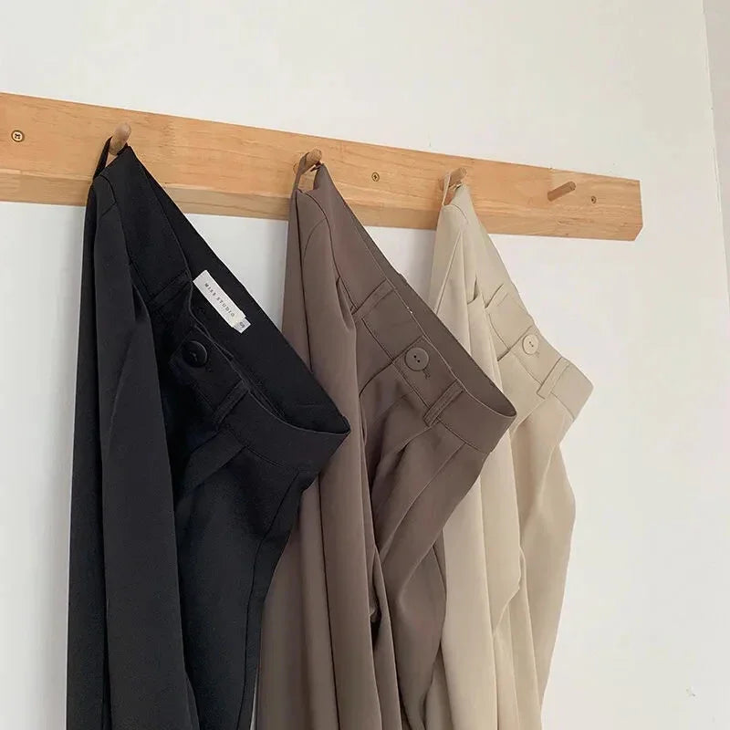 High Waist Women Suit Pants.