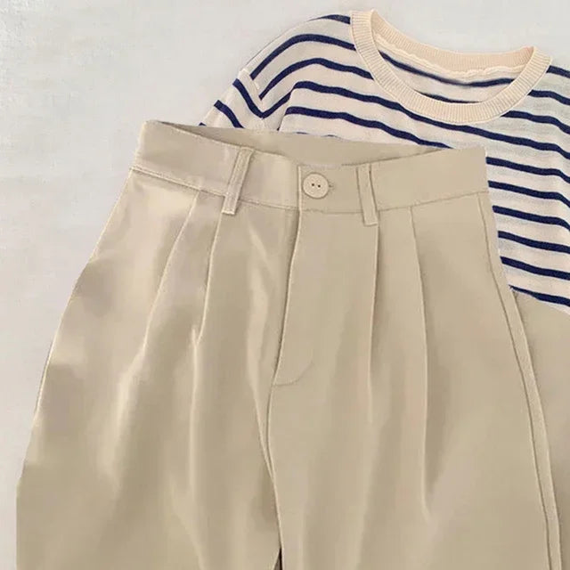 High Waist Women Suit Pants.