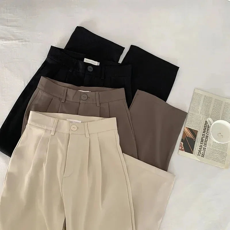 High Waist Women Suit Pants.