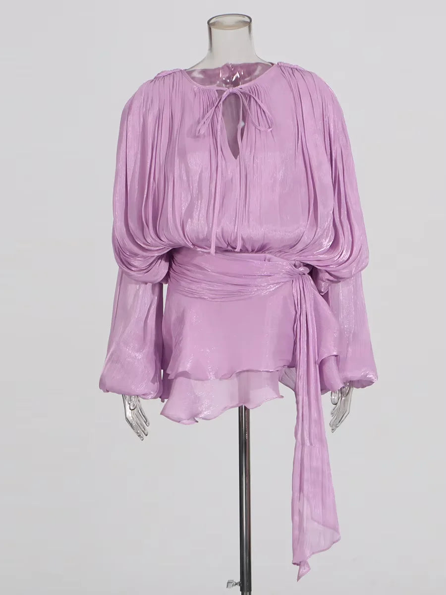 TWOTWINSTYLE Solid Blouse
