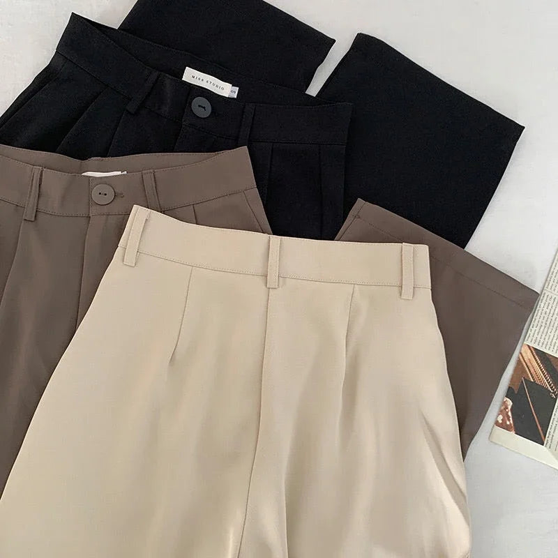 High Waist Women Suit Pants.