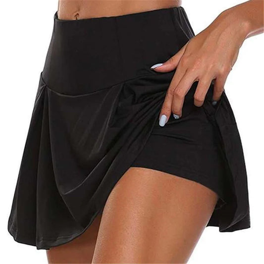 Dance Fitness Short Skirts Quick Drying Solid.
