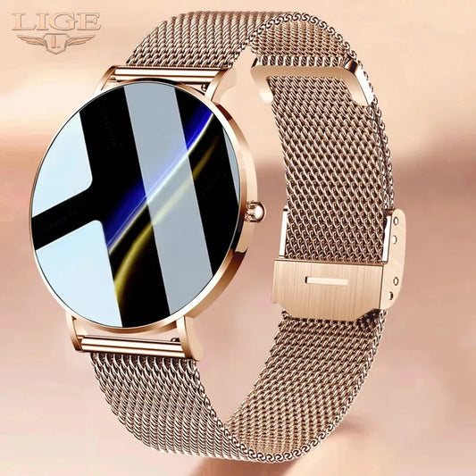 New Ultra Thin Smart Watch Women 1.36" AMOLED 360*360 HD Pixel Display