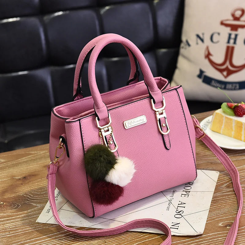 HandBags Women Vintage Purse Plush Tassel Messenger Bags