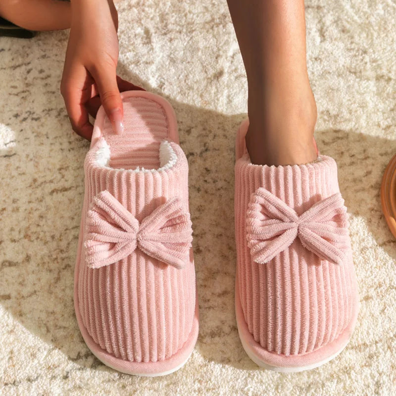 Women's Bow Slippers