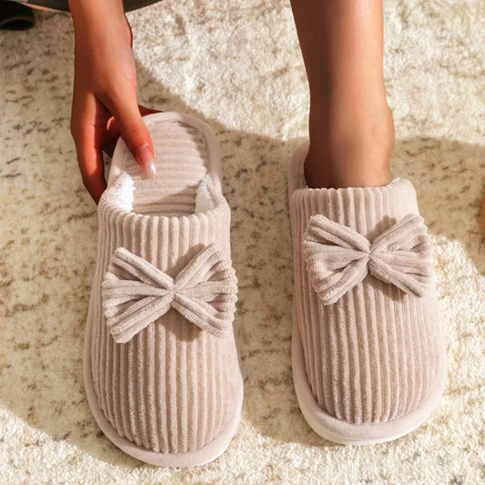 Women's Bow Slippers