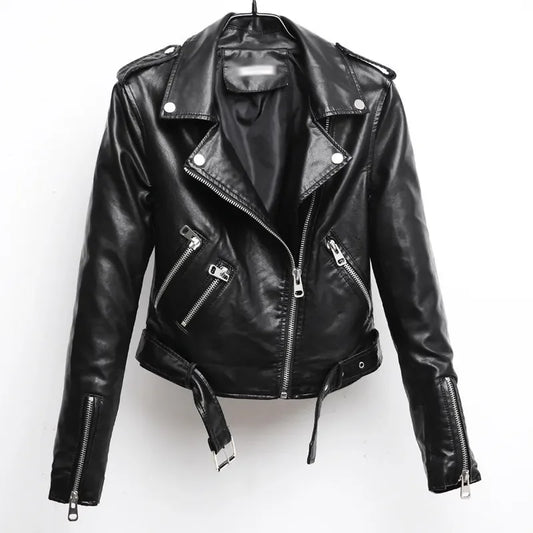 Black Faux Leather Jackets.