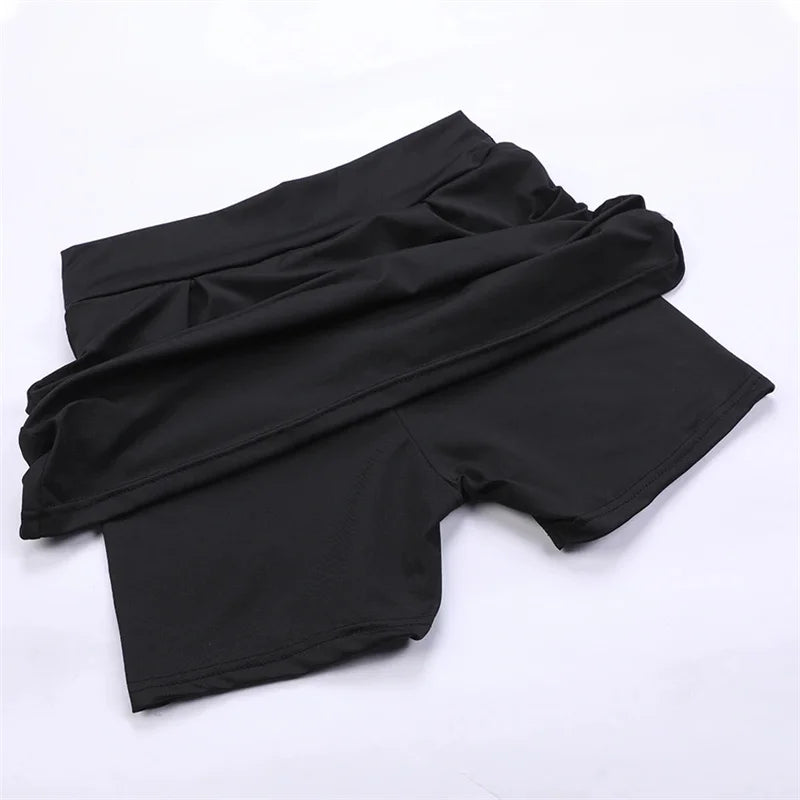 Dance Fitness Short Skirts Quick Drying Solid.