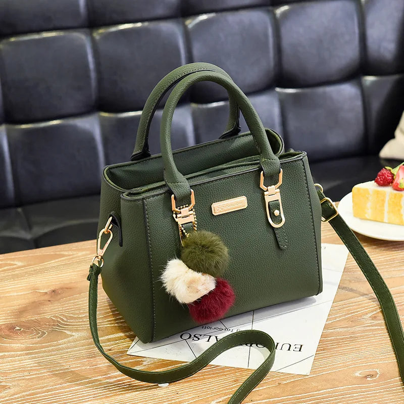 HandBags Women Vintage Purse Plush Tassel Messenger Bags